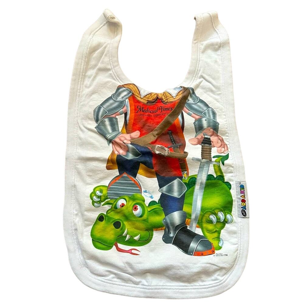 Medieval Times baby bib